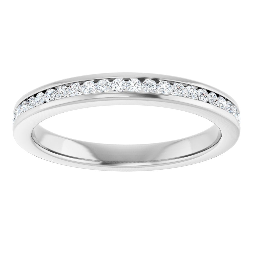 14K White 1/5 CTW Lab-Grown Diamond Anniversary Band