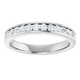 14K White 1/2 CTW Lab-Grown Diamond Anniversary Band