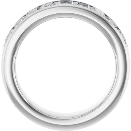 14K White Gold 2 3/4 CTW Lab-Grown Diamond Anniversary Band