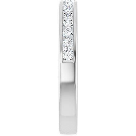 14K White Gold 1/3 CTW Lab-Grown Diamond Anniversary Band
