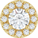 14K Yellow Gold 1/3 CTW Lab Grown Diamond Pendant