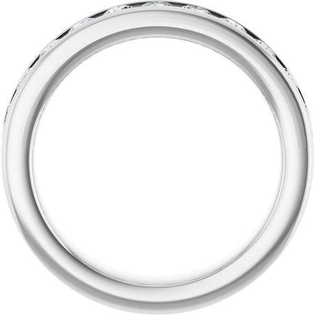 14K White Gold 3/4 CTW Lab-Grown Diamond Anniversary Band
