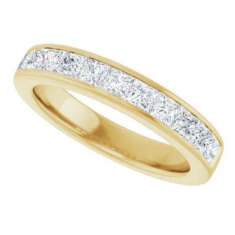 14K Yellow Gold 1 CTW Lab-Grown Diamond Anniversary Band