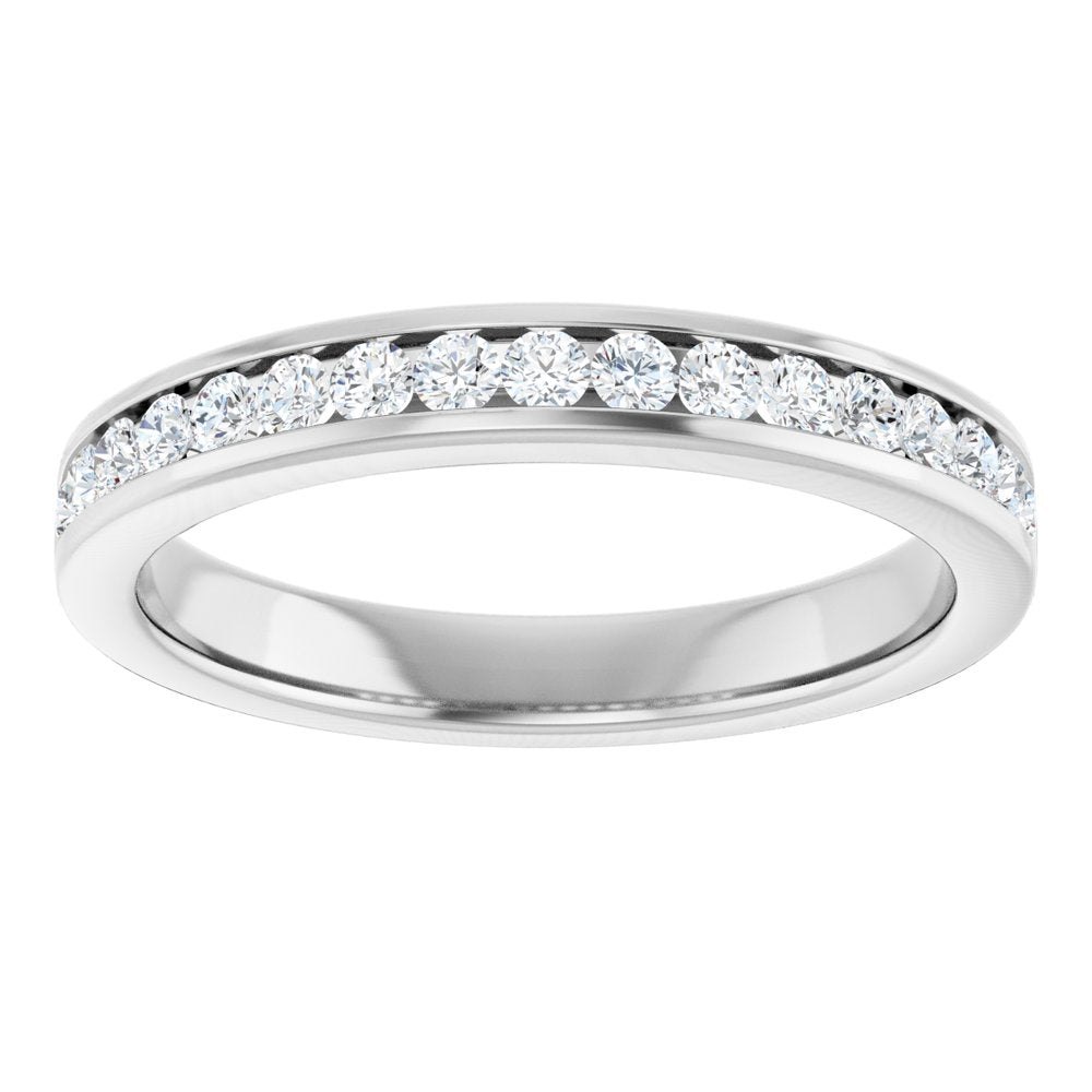 14K White Gold 1/3 CTW Lab-Grown Diamond Anniversary Band
