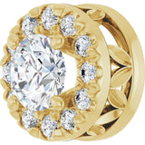 14K Yellow Gold 1/3 CTW Lab Grown Diamond Pendant