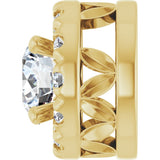 14K Yellow Gold 1/3 CTW Lab Grown Diamond Pendant