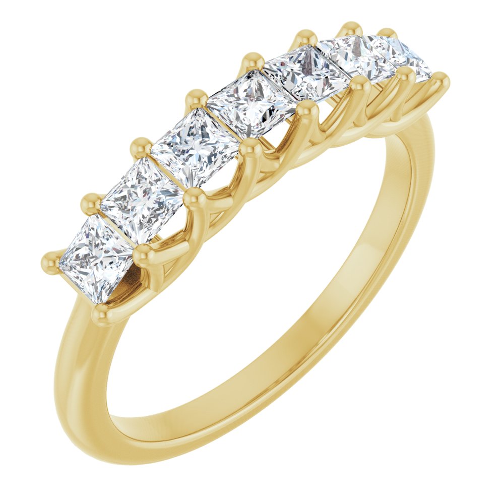 14K Yellow 9/10 CTW Natural Diamond Anniversary Band