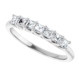 14K White 1/2 CTW Natural Diamond Anniversary Band