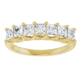 14K Yellow 1 1/8 CTW Natural Diamond Anniversary Band