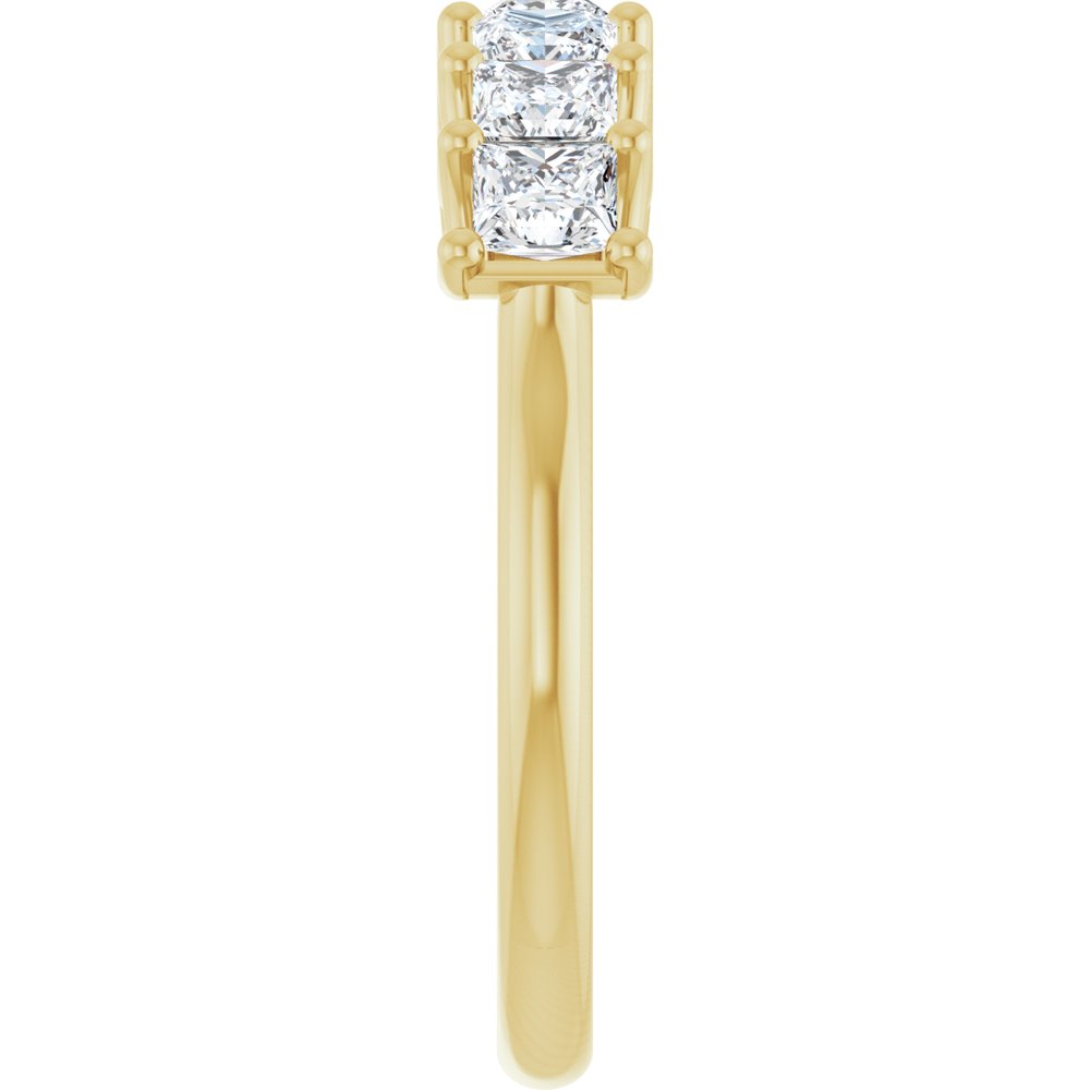 14K Yellow 1 1/8 CTW Natural Diamond Anniversary Band