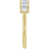 14K Yellow 1 1/8 CTW Natural Diamond Anniversary Band