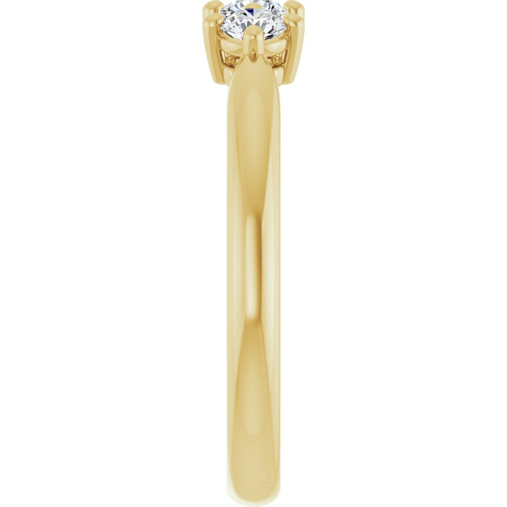 14K Yellow 1/3 CTW Lab-Grown Diamond Anniversary Band