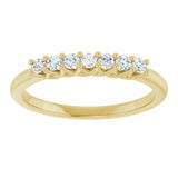 14K Yellow 1/5 CTW Natural Diamond Anniversary Band