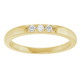 14K Yellow .08 CTW Natural Diamond Anniversary Band