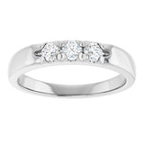 14K White 1/3 CTW Lab-Grown Diamond Anniversary Band