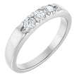 14K White 1/3 CTW Lab-Grown Diamond Anniversary Band