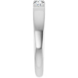 14K White 1/3 CTW Lab-Grown Diamond Anniversary Band