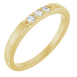 14K Yellow .08 CTW Natural Diamond Anniversary Band