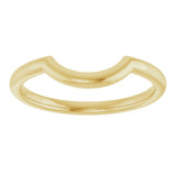 14K Yellow 8.6 mm Contour Band