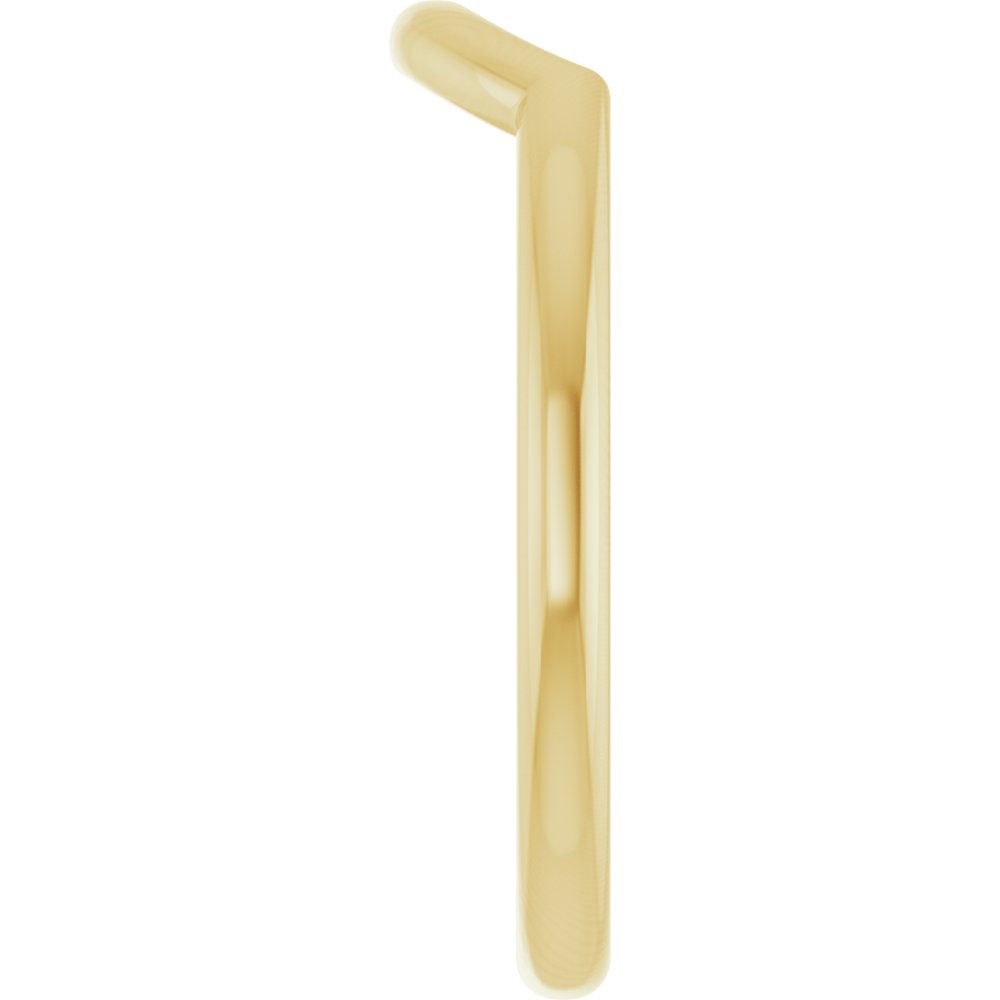 14K Yellow 8.6 mm Contour Band