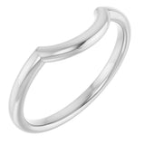 Platinum 8.6 mm Contour Band