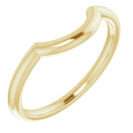 14K Yellow 8.6 mm Contour Band