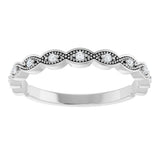 14K White Gold .07 CTW Natural Diamond Anniversary Band