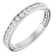 14K White 1/2 CTW Natural Diamond Anniversary Band