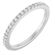 14K White Gold 1/3 CTW Lab-Grown Diamond Anniversary Band 