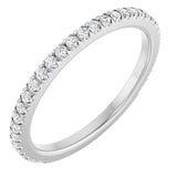 14K White Gold 1/3 CTW Lab-Grown Diamond Anniversary Band 