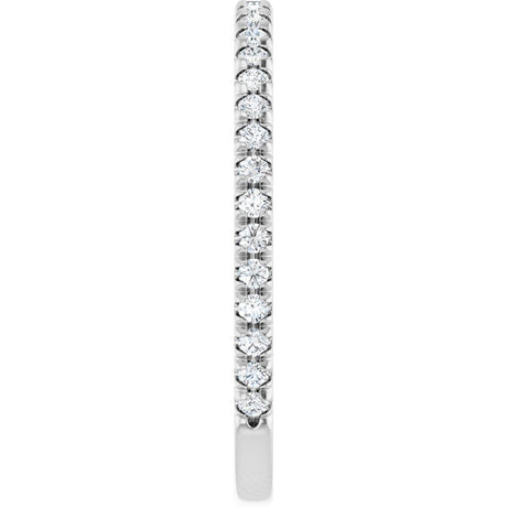 14K White Gold 1/3 CTW Lab-Grown Diamond Anniversary Band 