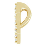 14K Yellow Gold 1/10 CTW Natural Diamond Star of David Pendant