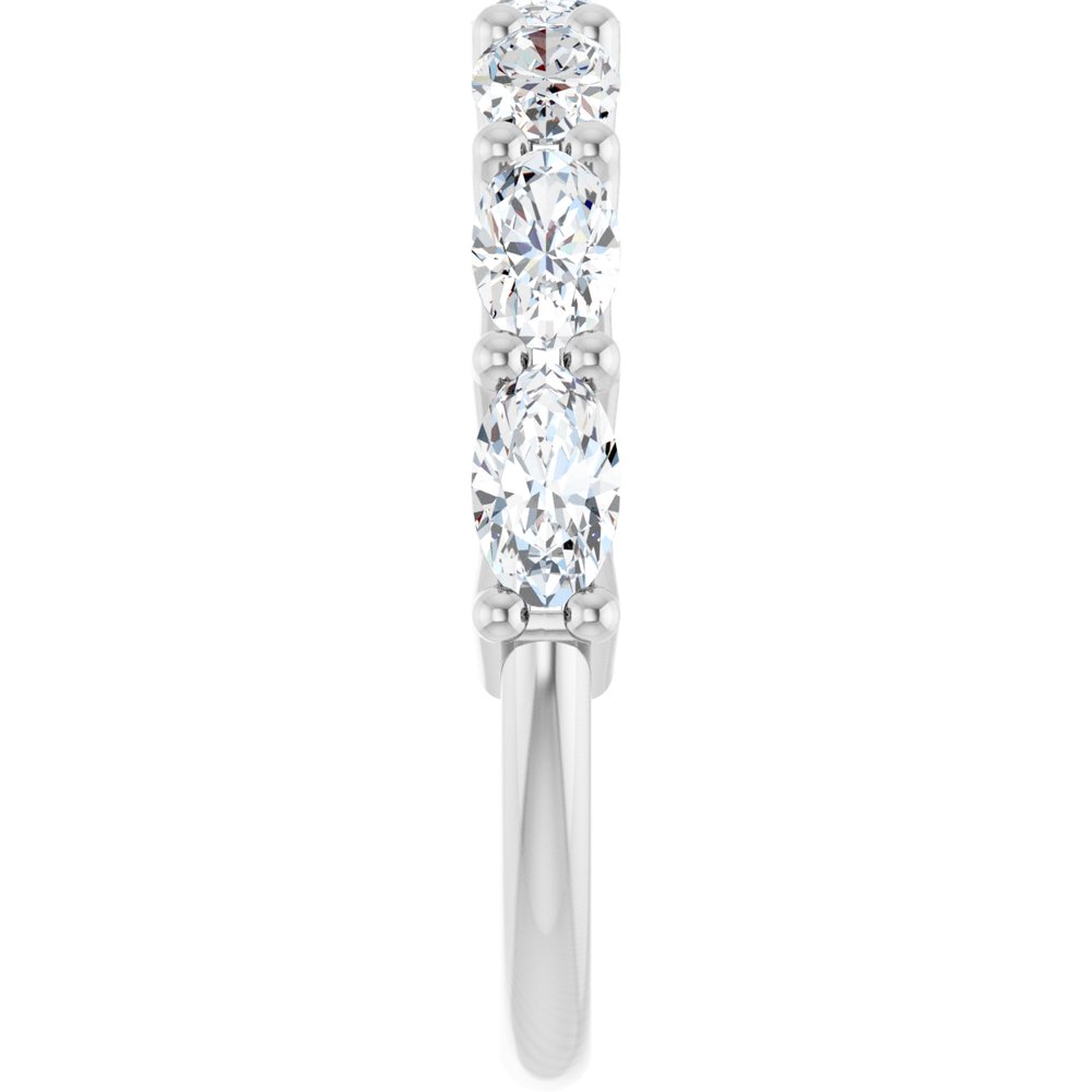 14K White Gold 1 1/3 CTW Lab-Grown Diamond Anniversary Band