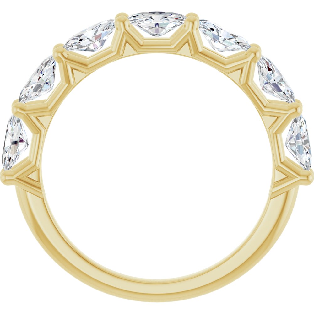 14K Yellow Gold 1 1/3 CTW Lab-Grown Diamond Anniversary Band