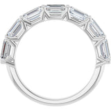 14K White Gold 2 1/6 CTW Lab-Grown Diamond Anniversary Band