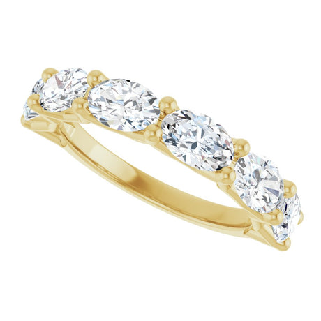 14K Yellow Gold 2 1/5 CTW Lab-Grown Diamond Anniversary Band