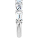 14K White Gold 3 5/8 CTW Lab-Grown Diamond Anniversary Band