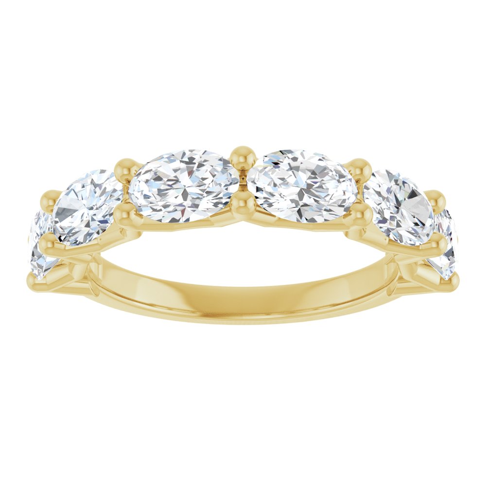 14K Yellow Gold 2 1/5 CTW Lab-Grown Diamond Anniversary Band