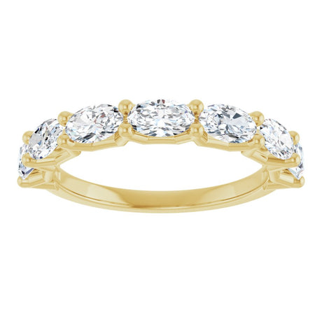 14K Yellow Gold 1 1/3 CTW Lab-Grown Diamond Anniversary Band