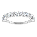 14K White Gold 1 1/3 CTW Lab-Grown Diamond Anniversary Band