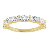 14K Yellow Gold 1 1/3 CTW Lab-Grown Diamond Anniversary Band