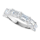 14K White Gold 3 5/8 CTW Lab-Grown Diamond Anniversary Band