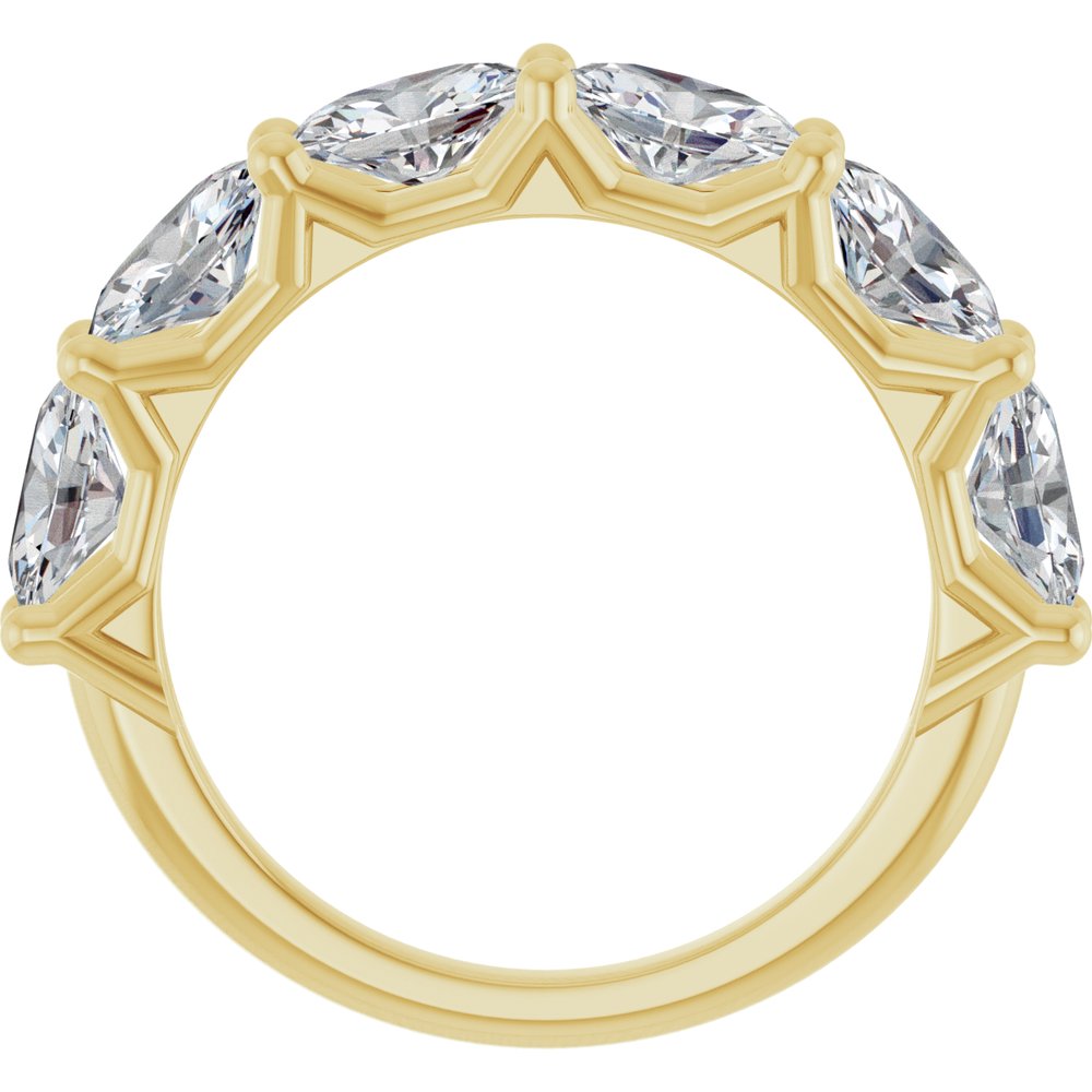 14K Yellow Gold 2 1/5 CTW Lab-Grown Diamond Anniversary Band