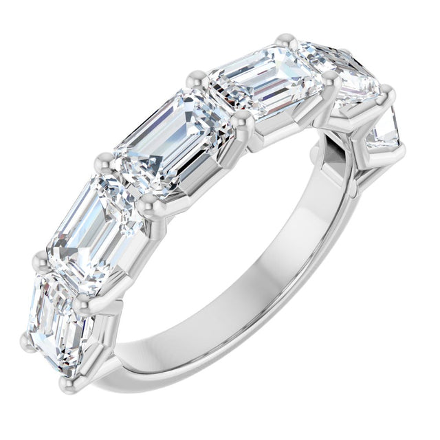 14K White Gold 3 5/8 CTW Lab-Grown Diamond Anniversary Band