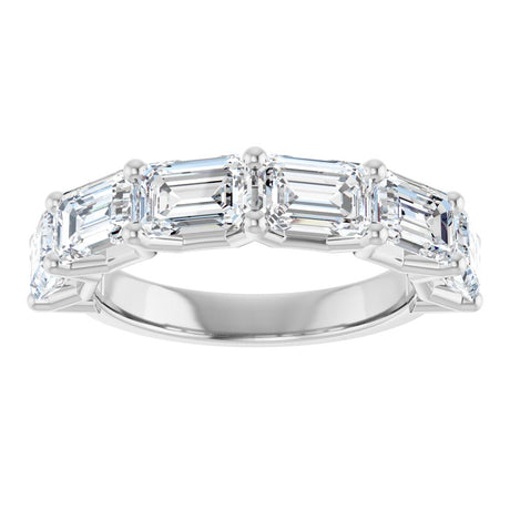 14K White Gold 3 5/8 CTW Lab-Grown Diamond Anniversary Band