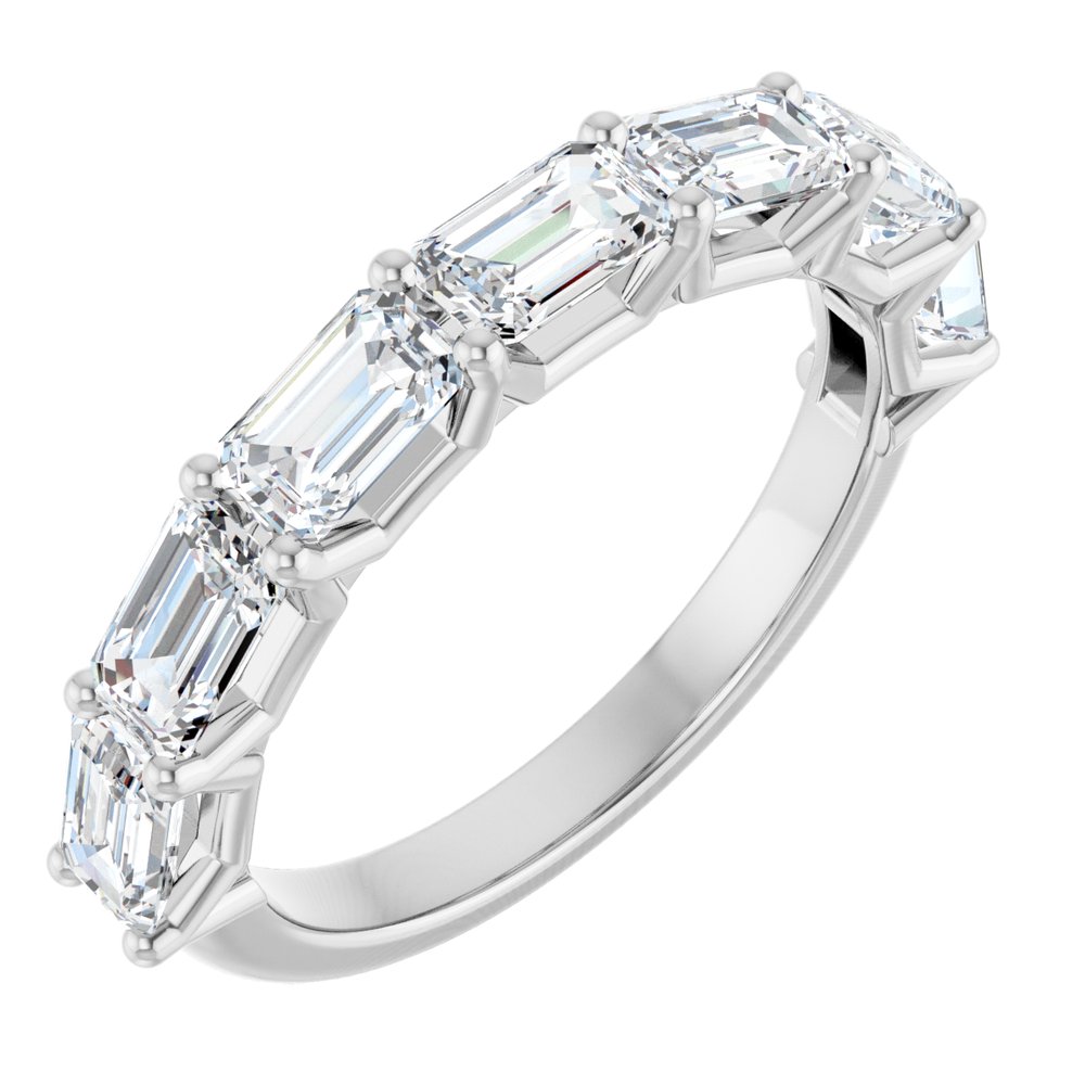 14K White Gold 2 1/6 CTW Lab-Grown Diamond Anniversary Band