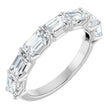 14K White Gold 2 1/6 CTW Lab-Grown Diamond Anniversary Band