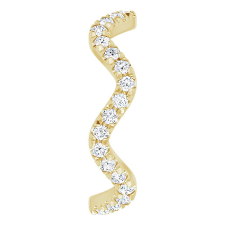 14K Yellow 1/2 CTW Natural Diamond French-Set Eternity Band