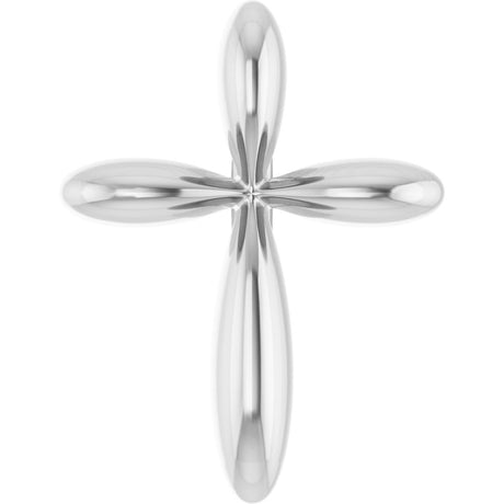 Sterling Silver 10x7.72 mm Cross Pendant