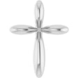 Sterling Silver 10x7.72 mm Cross Pendant